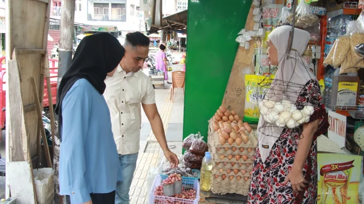 Polresta Palu Sidak Stok dan Harga Pangan di Pasar Tradisional