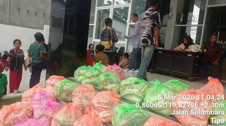 Puluhan KK di Dusun Wana Terisolir, Pemkot Palu Salurkan Bantuan