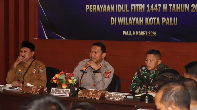 Polresta Palu Siapkan Pengamanan Idul Fitri 1447 Hijriyah