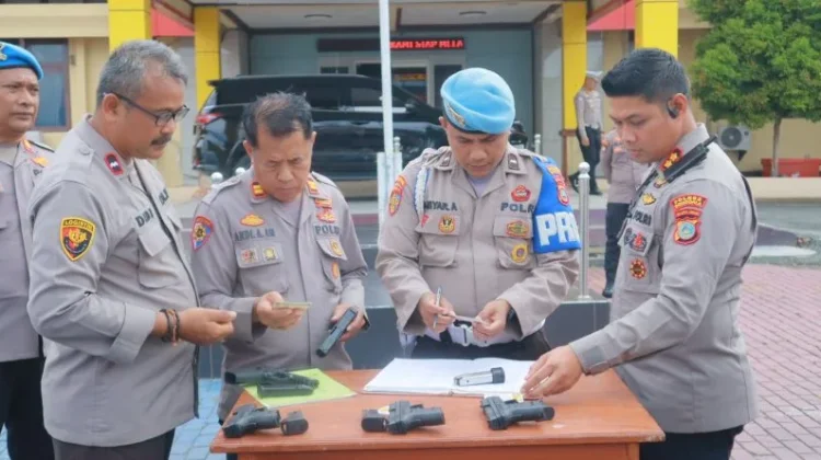 Kapolres Donggala Ingatkan Personel Gunakan Senpi Dinas Sesuai Prosedur