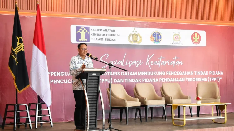 Kanwil Kemenkum Sulteng Tingkatkan Peran Notaris Cegah TPPU dan TPPT