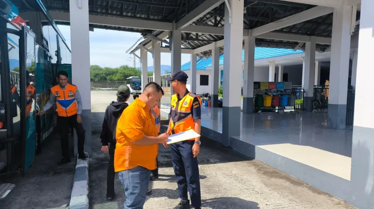 Terminal Mamboro Ramp Check Kendaraan Hadapi Arus Mudik 2026