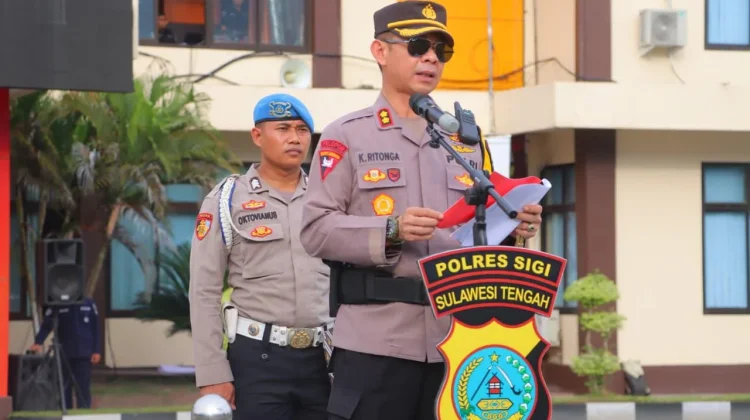 Jaga Kamtibmas Lebaran, Kapolres Sigi Imbau Warga Jaga Kamtibmas dan Toleransi