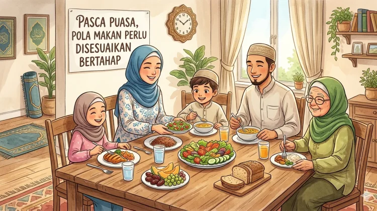 Pasca Puasa, Pola Makan Perlu Disesuaikan Bertahap