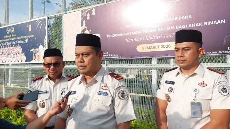 Rayakan Lebaran, Kanwil Ditjenpas Sulteng Perpanjang Waktu Kunjungan