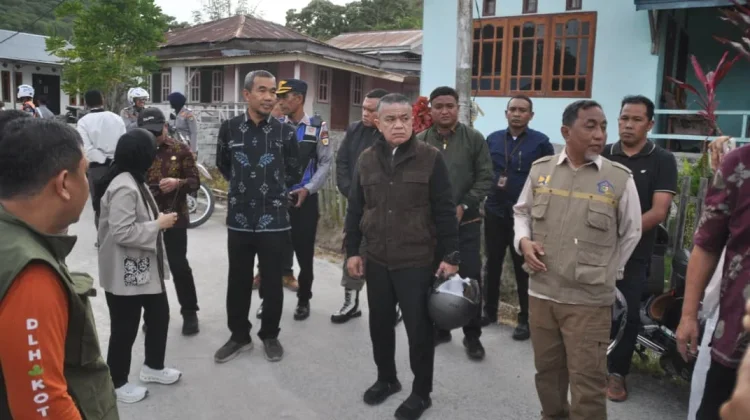 Wali Kota Palu Tinjau Tata Kelola Infrastruktur Permukiman di Kelurahan Tondo