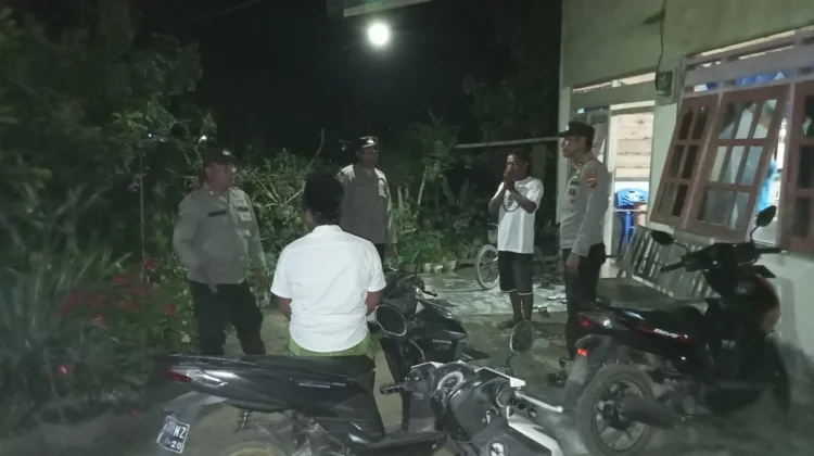 Polsek Sausu Tingkatkan Patroli Malam Tekan Potensi Kriminalitas