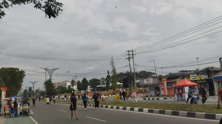 Pasca Lebaran, Lapak UMKM CFD Belum Ramai