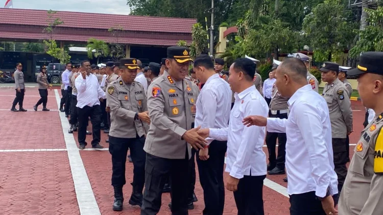 Apel Perdana Lebaran, Kapolresta Palu Tekankan Disiplin Anggota