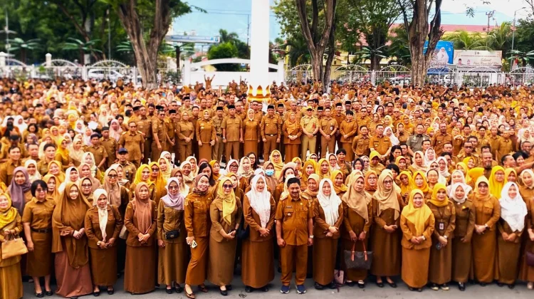 Apel Perdana Pasca Lebaran, Pemprov Sulteng Perkuat Disiplin dan Kinerja ASN