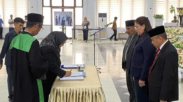 Lantik Dua Kepala OPD, Bupati Donggala Tekankan Integritas dan Profesionalitas