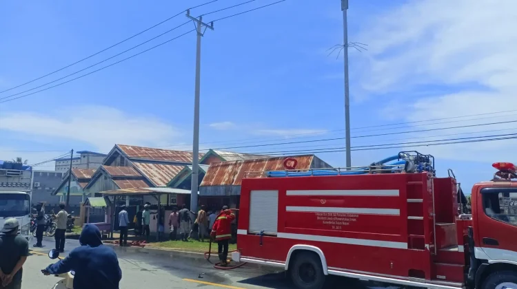 Rumah Kosong di Moutong Barat Terbakar, Kerugian Capai 10 Juta Rupiah