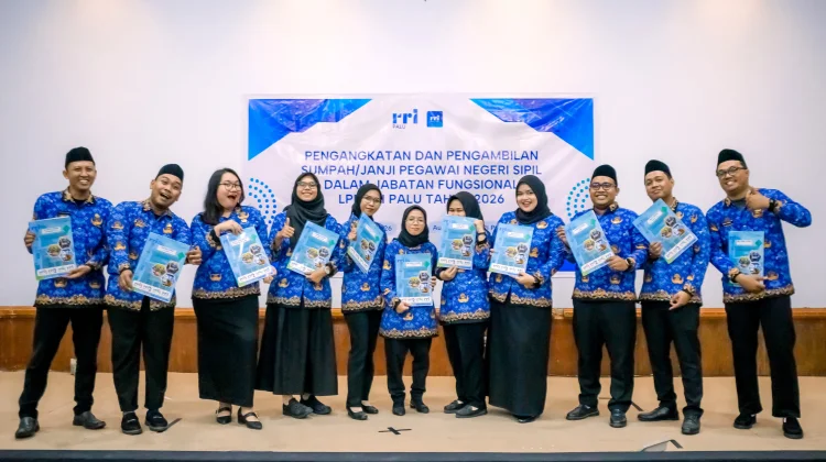 Sebelas CPNS RRI Palu Resmi Dilantik menjadi PNS, Nilai BerAKHLAK Ditegaskan