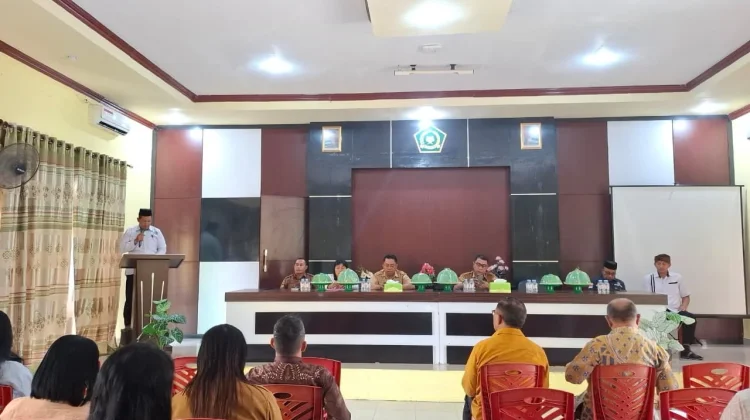 Rapat Evaluasi BAMAG di Kemenag Morowali, Perkuat Sinergi dan Moderasi Beragama