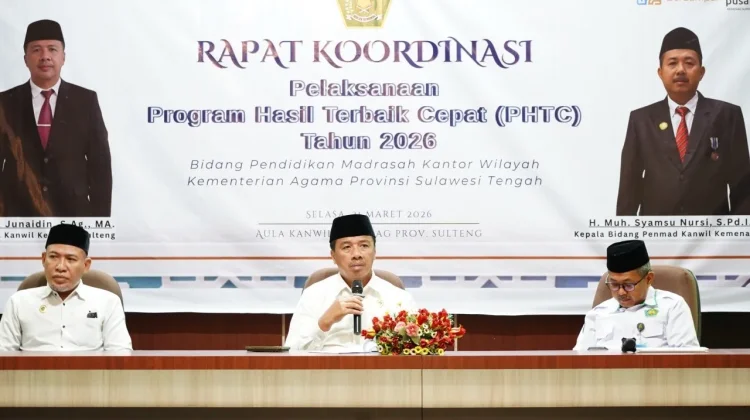 Rakor PHTC 2026, Kemenag Sulteng Perkuat Infrastruktur dan Mutu Madrasah
