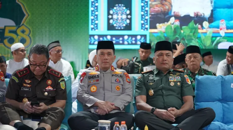 Hadiri Haul Guru Tua, Polda Sulteng Perkuat Sinergi Dengan Para Tokoh Lintas Agama