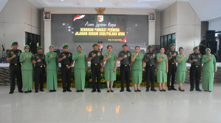 Pangdam 23 Palaka Wira Tekankan Profesionalisme Prajurit Perwira Kodam
