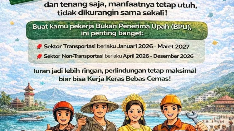 Beri Perhatian Bagi Peserta BPU, BPJamsostek Diskon Iuran 50 Persen