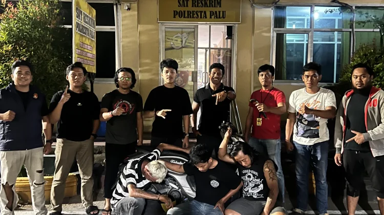 Resmob Tadulako Ringkus Tiga Pelaku Curanmor di Palu, Satu Masih Diburu