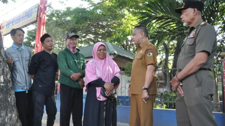 Wali Kota Palu Tinjau Lingkungan SMPN 6, Tekankan Ketertiban Fasilitas Pendidikan