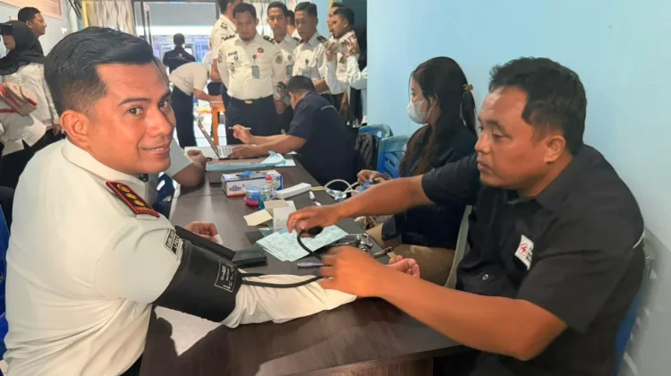 Kanwil Ditjenpas Sulteng Gelar Aksi Donor Darah
