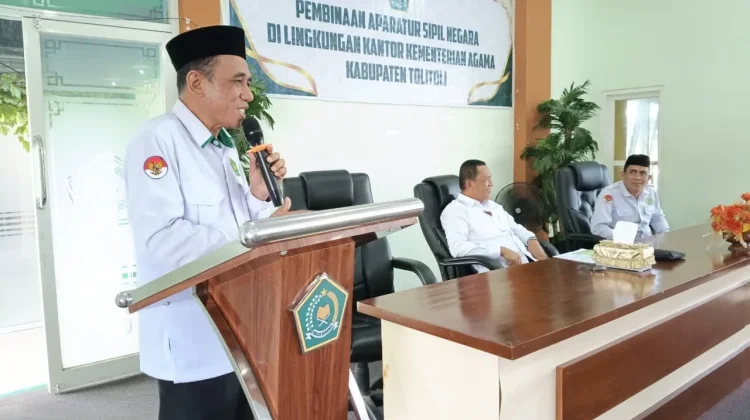 Kemenag Tolitoli Tekankan Integritas dan Kualitas ASN Guru Madrasah