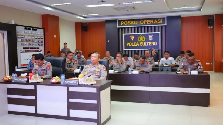 Ikuti Arahan Wakapolri, Polda Sulteng Dukung Program Quick Wins