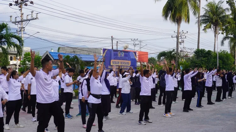 LPKA Palu Perkuat Solidaritas lewat Senam Sehat Peringati HBP ke-62