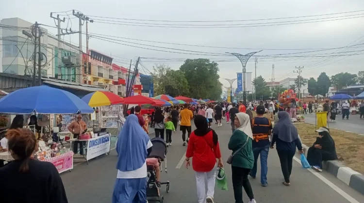 CFD Palu Ramai, Warga Olahraga dan Berburu UMKM