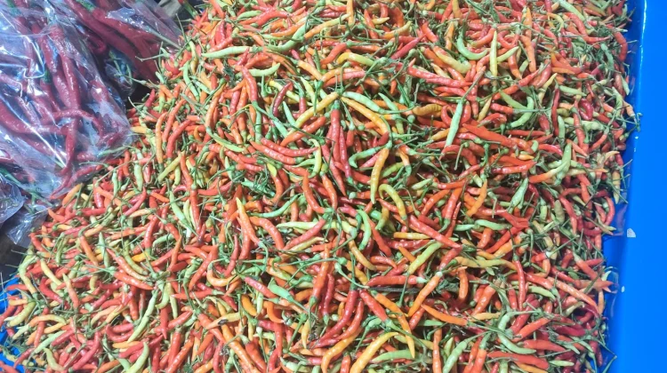 Cabai di Pasar Manonda Palu Sentuh Harga Tinggi