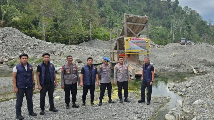 Polda Sulteng Tertibkan Tambang Ilegal tanpa Izin di Parigi Moutong