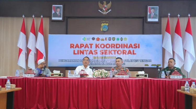 Rakor Lintas Sektoral Perkuat Kesiapsiagaan Pengamanan Paskah Nasional di Sigi