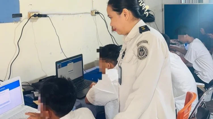 Empat Anak Binaan LPKA Palu Ikuti Ujian Tes Kemampuan Akademik