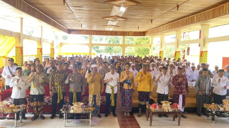 Bupati Parimo Tegaskan Dukungan Kerukunan di Dharma Santi Nyepi