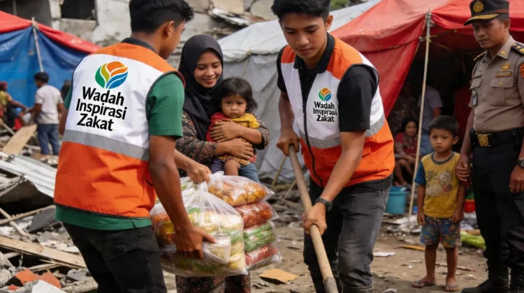WIZ Jadi Garda Terdepan Pemulihan Pascagempa