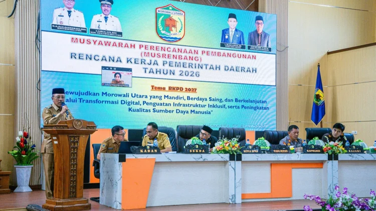 Buka Musrenbang RKPD 2026, Wabup Morut Tekankan Transformasi Digital