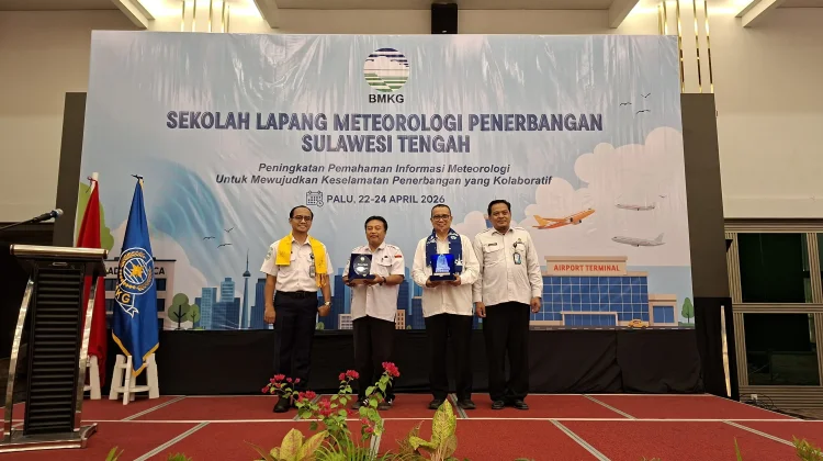 BMKG Mutiara Sis Al-Jufri Palu Gelar Sekolah Lapang Meteorologi Penerbangan