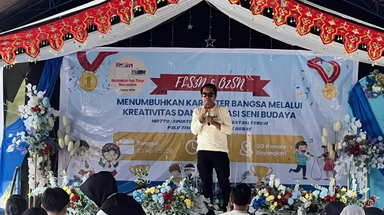 FLS3N dan O2SN Palu Resmi Dibuka, Tumbuhkan Karakter dan Kreativitas Siswa