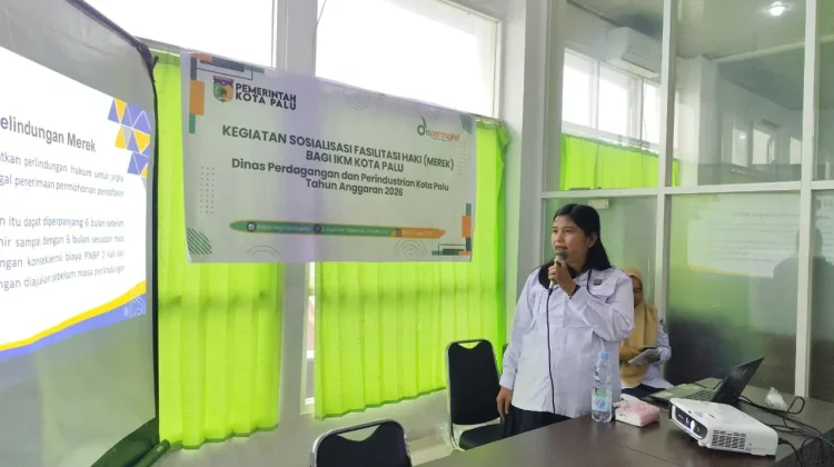 Kanwil Kemenkum Sulteng Gandeng Disperindag Palu Fasilitasi Merek UMKM