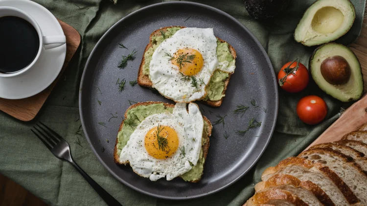 Kombinasi Sehat Roti, Alpukat, dan Telur