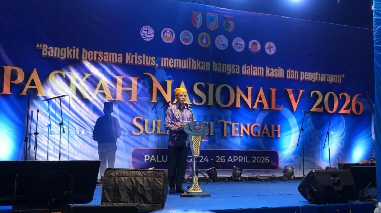 Tutup Paskah Nasional, Gubernur Tegaskan “Sulteng Berkah” Simbol Persatuan