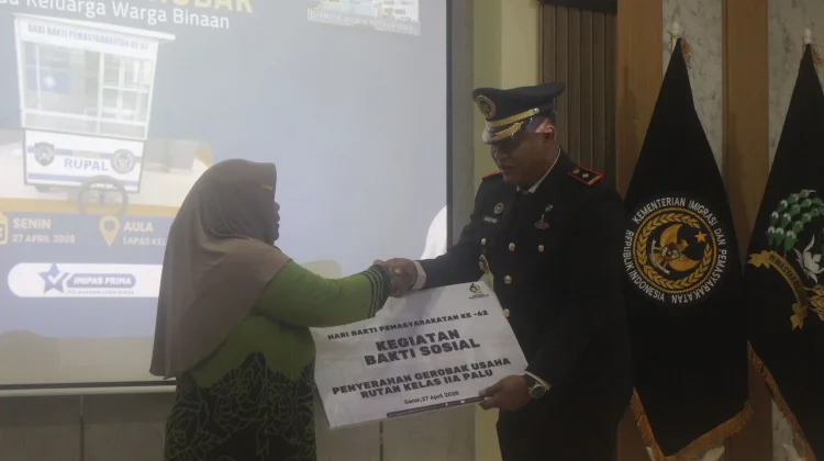 Ditjenpas Sulteng Salurkan Bantuan untuk Keluarga Warga Binaan
