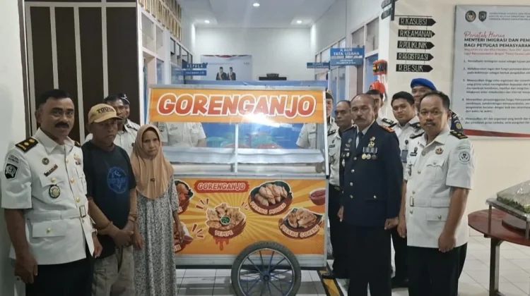 Lapas Parigi Salurkan Bantuan untuk Keluarga Wabin