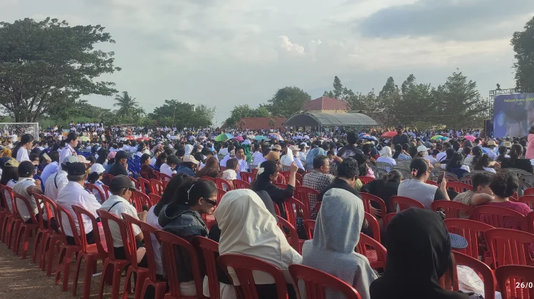 Dua Puluh Ribuan Lebih Umat Kristen Hadiri Paskah Nasional V Tahun 2026 di Sulteng
