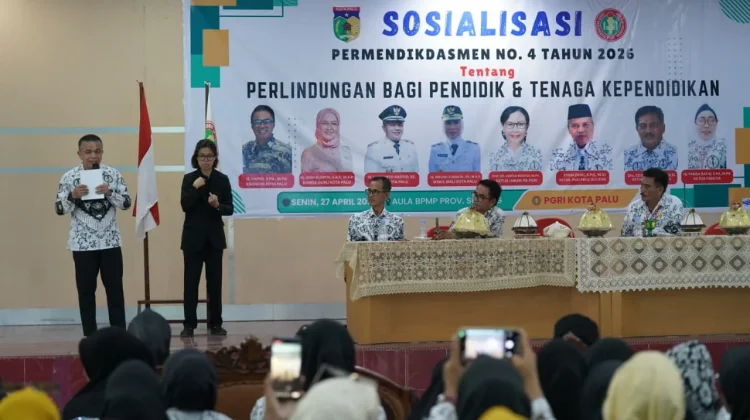 Wali Kota Palu Tekankan Perlindungan Hak Guru