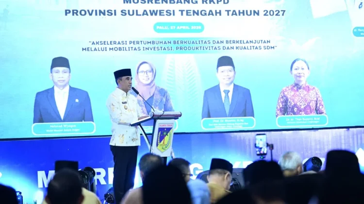 Pemprov Sulteng Gelar Musrenbang RKPD 2027, Gubernur Tekankan Perangi Kemiskinan