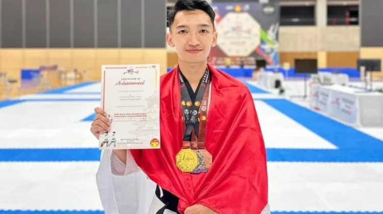 Personel Polda Sulteng Raih Tiga Medali di Kejuaraan Taekwondo Osaka