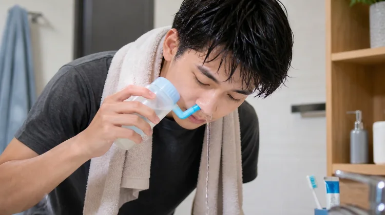 Cuci Hidung Efektif Bantu Redakan Gejala Alergi Rinitis