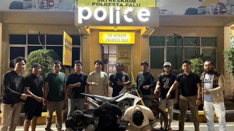 Resmob Tadulako Polresta Palu Berhasil Menangkap Tiga Pelaku Curanmor