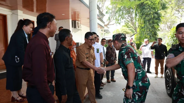 Wabup Poso Sambut Kunjungan Danrem 132/Tadulako, Perkuat Sinergi TNI dan Daerah